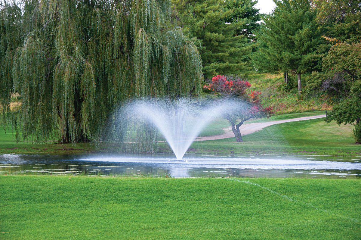 A Pond Fountain Does More Than Look Beautiful
