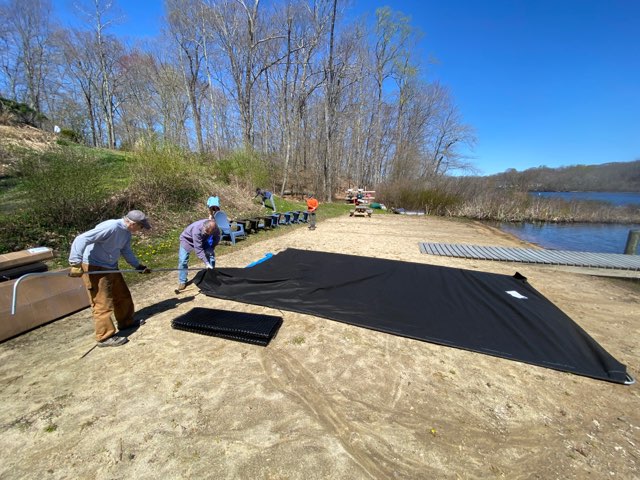 Weeds Won't Grow — With LakeMat Pro!