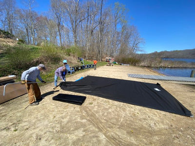 Weeds Won't Grow — With LakeMat Pro!