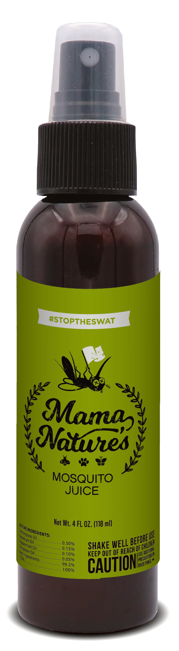 Mama Nature’s Swat-Stopping Super Spray Insect Repellant (Two 4oz bottles)