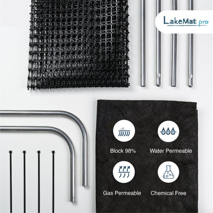 Weeds Won't Grow — With LakeMat Pro!