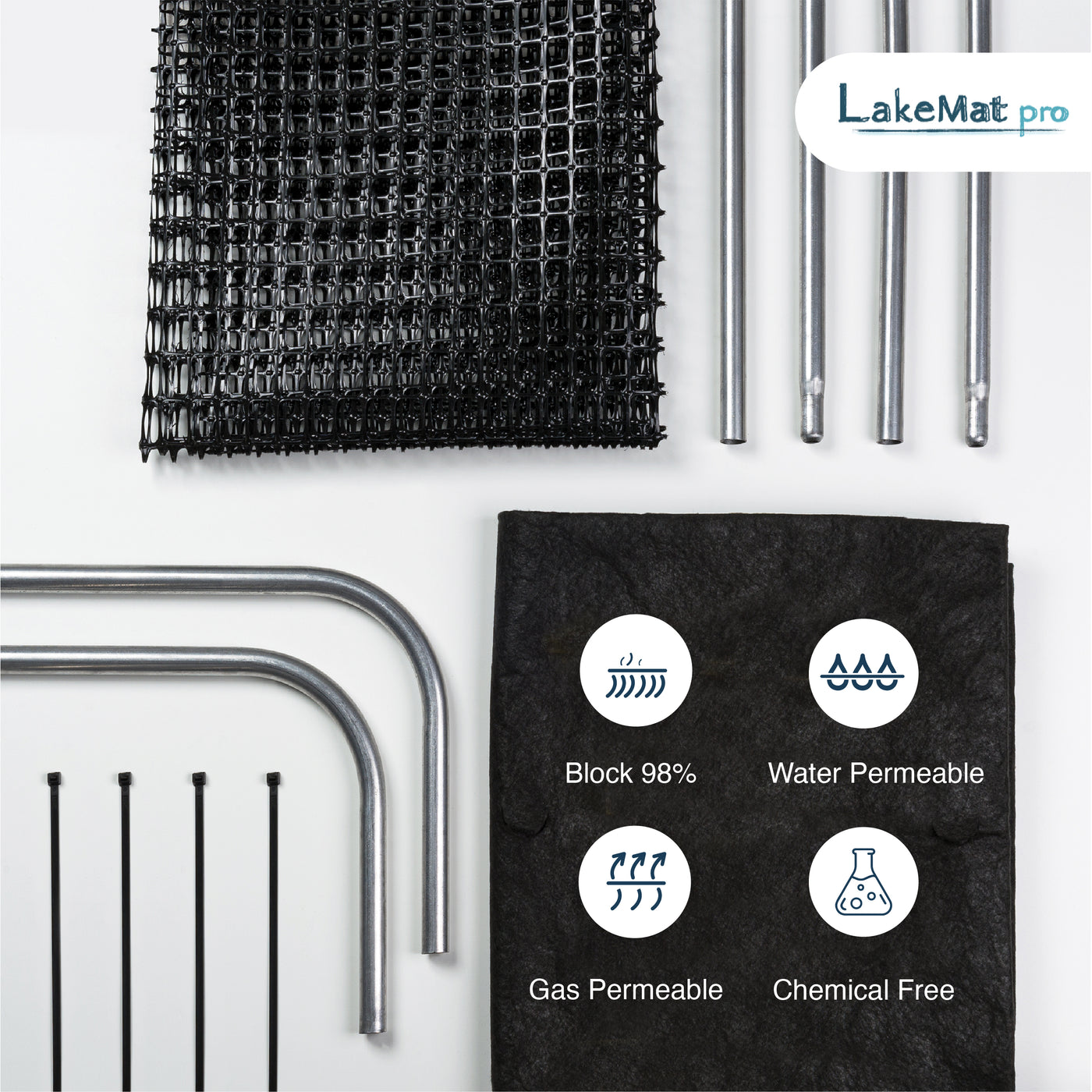 Weeds Won't Grow — With LakeMat Pro!