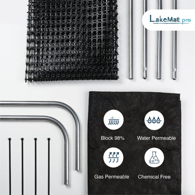 Weeds Won't Grow — With LakeMat Pro!